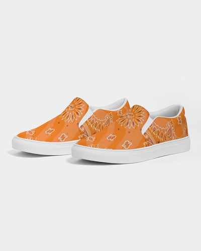 Orange  Women's Slip-On Canvas Shoe