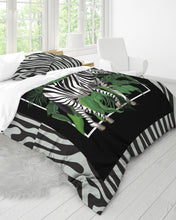 Load image into Gallery viewer, Zebra King Duvet Cover Set