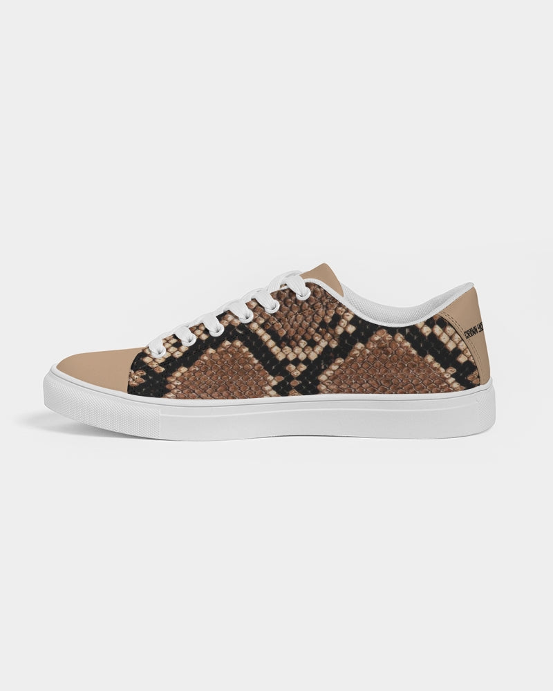 CROWN YOUR CULTURE Women's Faux-Leather Sneaker