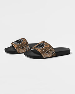 Brown Army Paisely Men's Slide Sandal