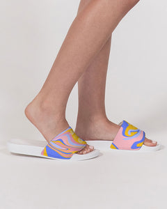 C.Y.C Pink Swirl Women's Slide Sandal