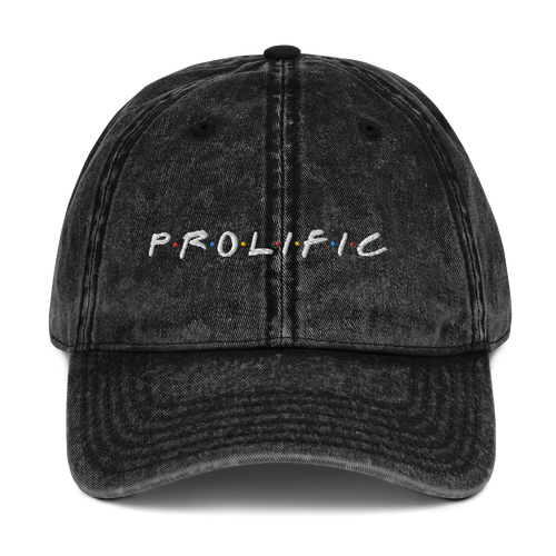 Prolific Vintage Cotton Twill Cap