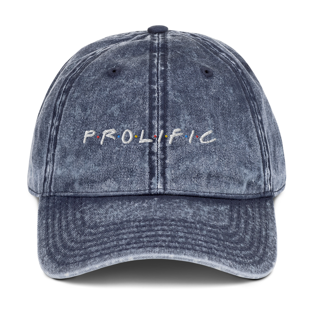 Prolific Vintage Cotton Twill Cap