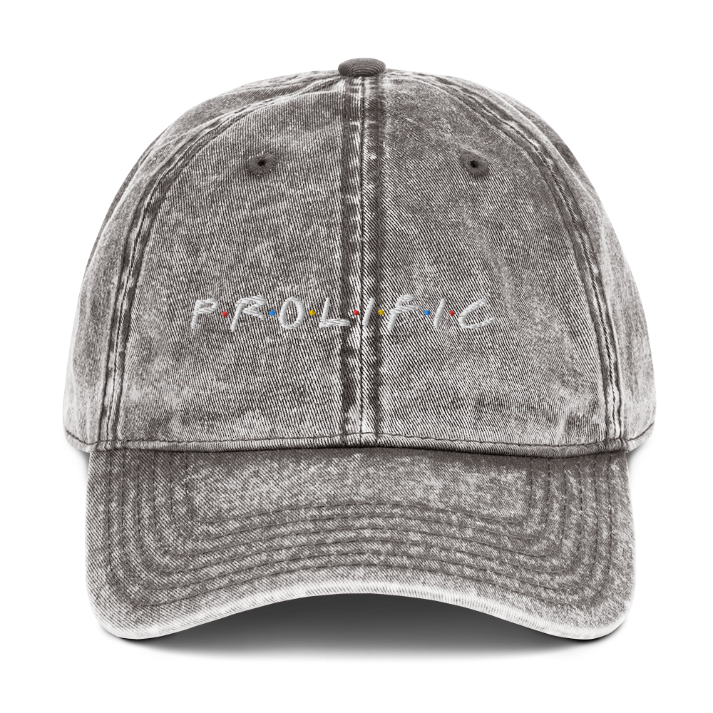 Prolific Vintage Cotton Twill Cap