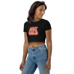 Stay Gold CYC Organic Crop Top