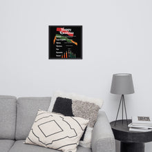 Load image into Gallery viewer, Happy Kwanzaa Framed Wall photo paper poster