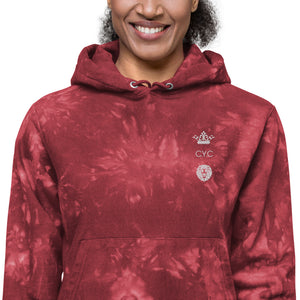 Red Tye Dye Unisex Champion tie-dye hoodie