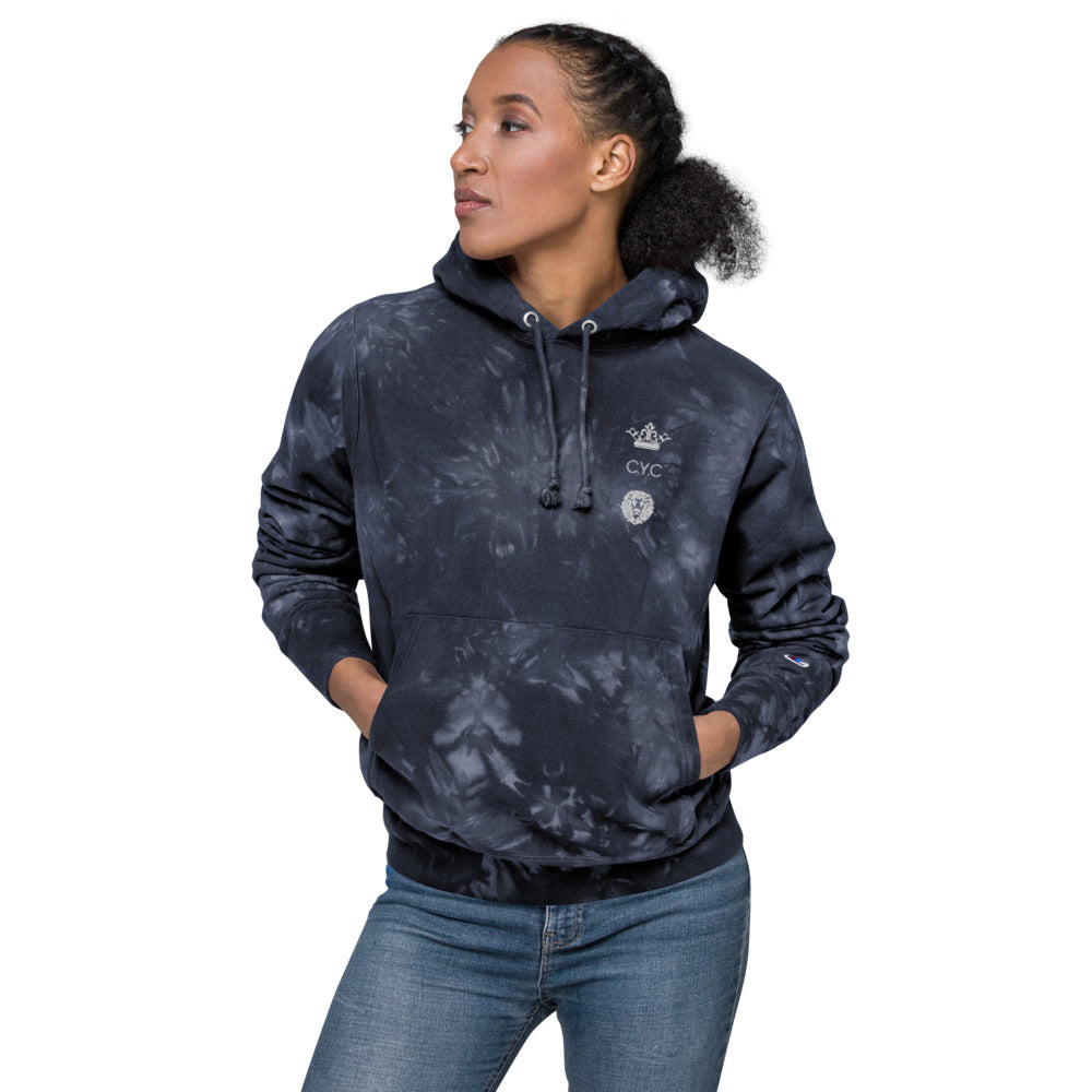 Red Tye Dye Unisex Champion tie-dye hoodie