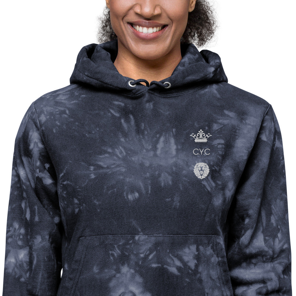 Red Tye Dye Unisex Champion tie-dye hoodie
